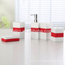 ceramic Bathroom Set with silicone